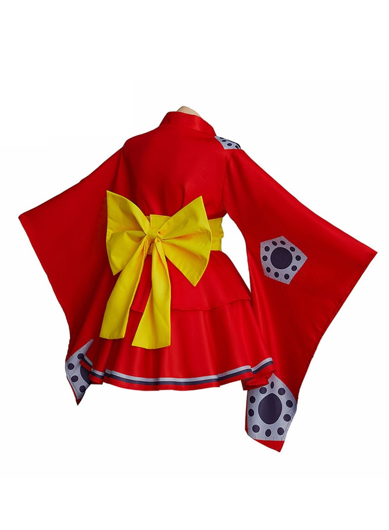 One Piece cos server Luffy Wano country Japanese kimono cosplay anime - Image 2