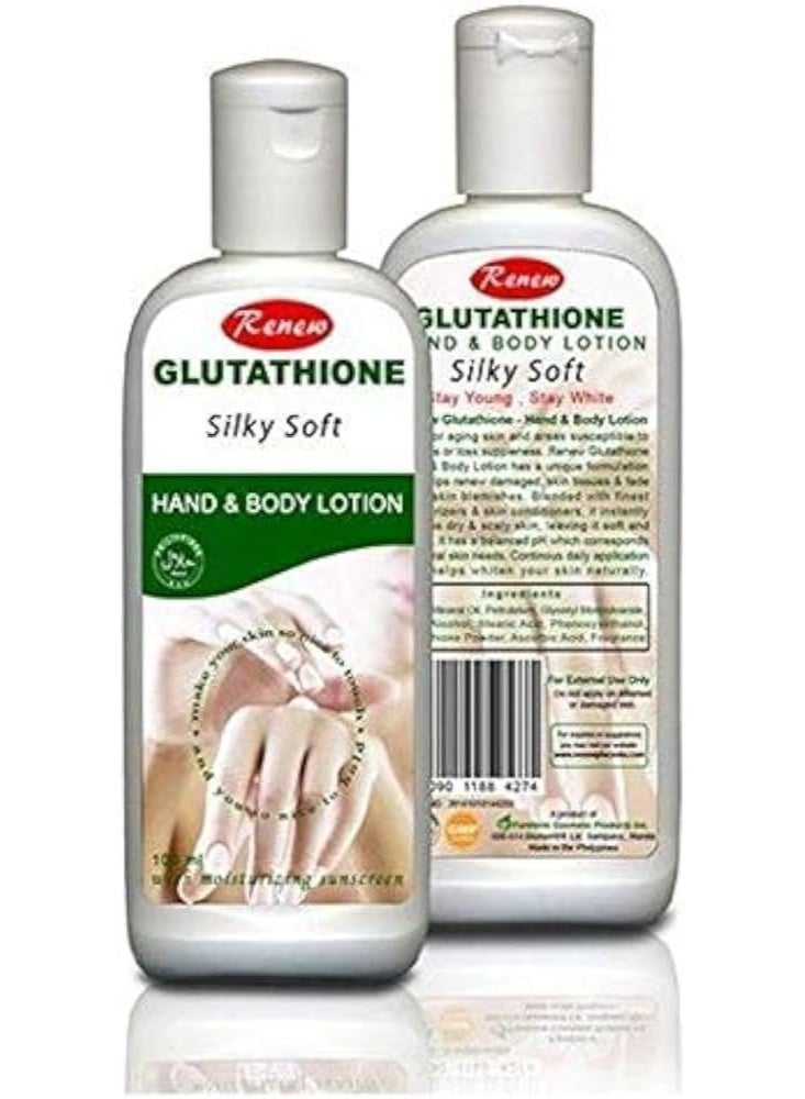 Renew Renew Glutathione Silky Soft Hand And Body Lotion 100ml - Image 3