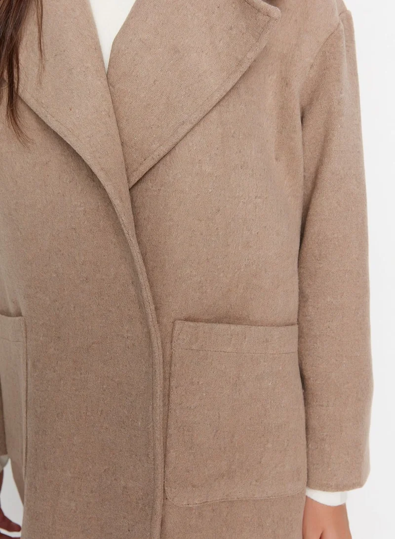 trendyol Oversized Double Breasted Coat