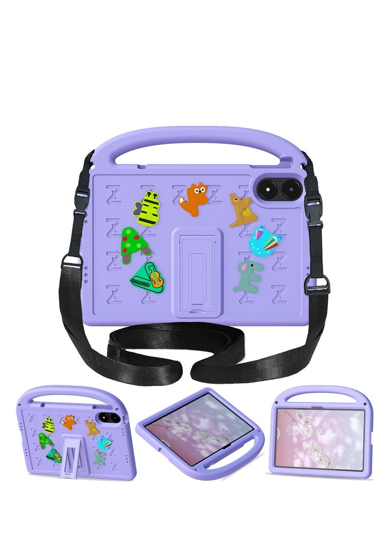 Xiaomi Redmi Pad Pro (12.1inch) xiaomi poco pad 12.1 (pen slot) Children's protective case shockproof cover with shoulder strap stand  - Image 1