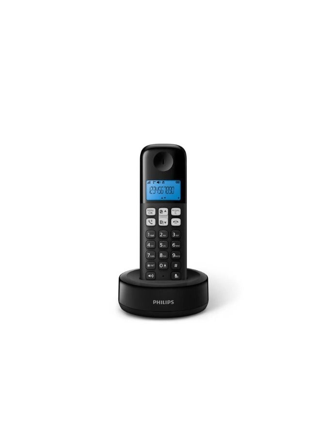 Philips Wireless Telephone - Black D1611B-63