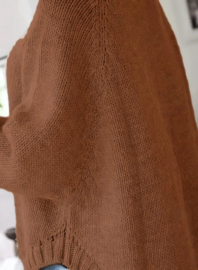 تايك تو كنزة محبوكة بمقاس كبير