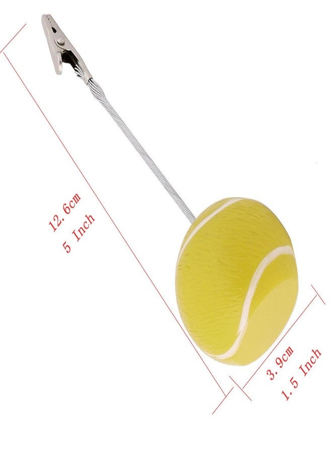 Xiaoyztan Card Stand Memo Clip,Tennis Picture Holder Table Stand Note Paper Clip for Table Party Favors Photo Stand Events Decoration,Pack of 5 - Image 2