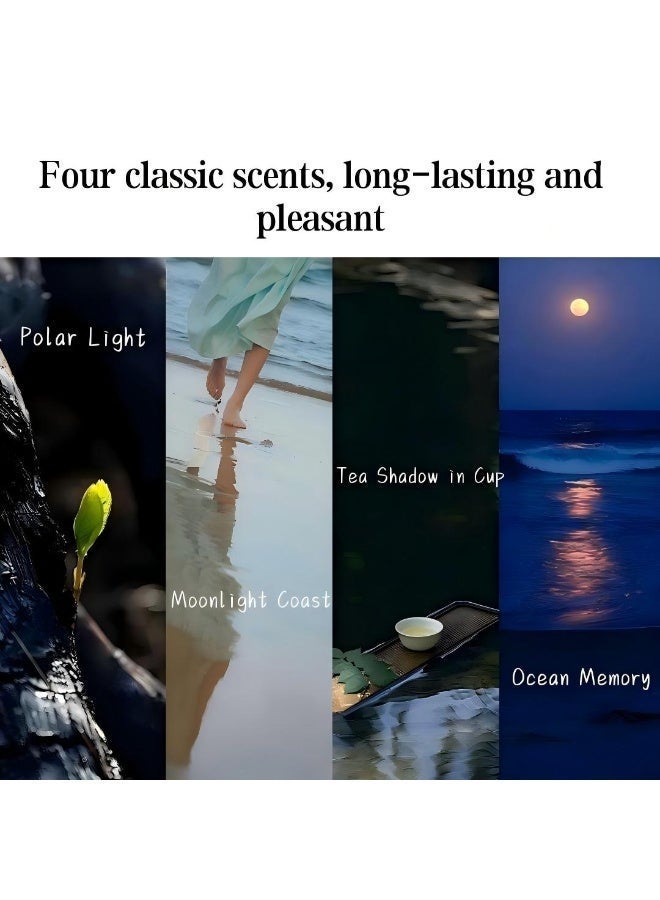 PERFRESH Car Air Freshener Kit,Magnetic vent clip design, long-lasting light fragrance, effectively neutralizes odors. 4 exclusive scents available，Includes: 1diffuser,2 fragrance pads(Ocean Memory) - Image 5