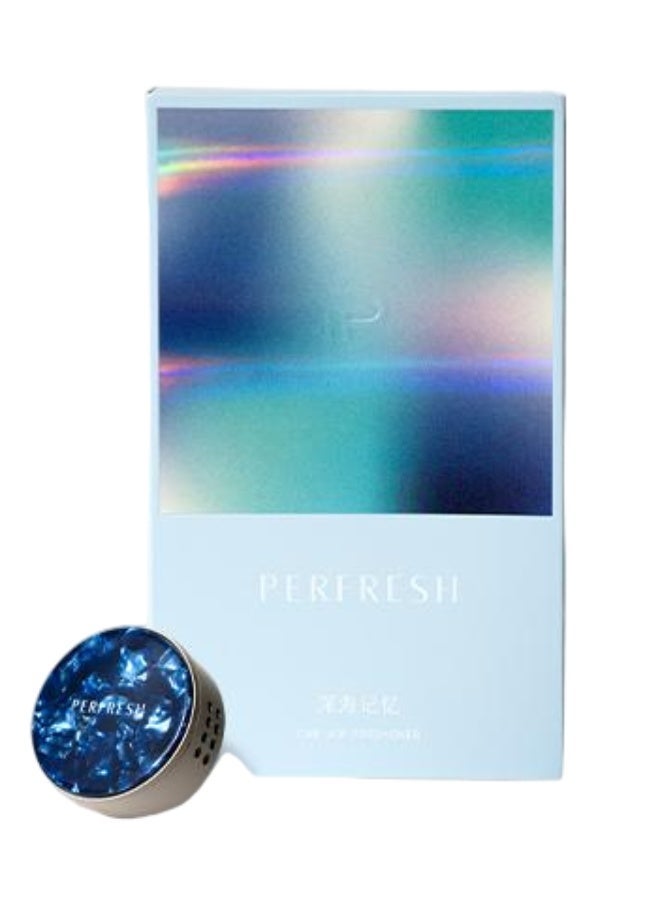 PERFRESH Car Air Freshener Kit,Magnetic vent clip design, long-lasting light fragrance, effectively neutralizes odors. 4 exclusive scents available，Includes: 1diffuser,2 fragrance pads(Ocean Memory) - Image 1