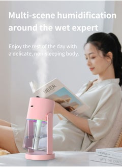 UChic Humidifiers for Bedroom,Humidifier USB Powered with Starry Sky,Auto Shut-off and Colorful Lighting Design,Silent,Mist Output  - Image 2