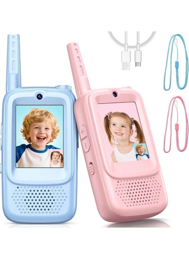Kids Smart Play Gadget with Screen, Long Range Voice Fun Device, Rechargeable Portable Handheld Toy for Boys Girls Indoor Outdoor Adventure Gift - Image 1