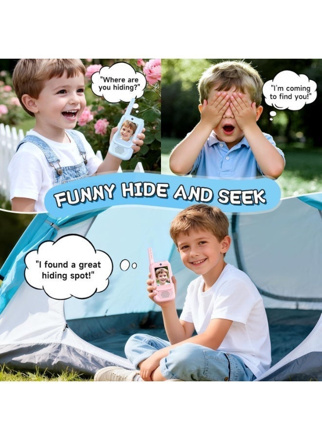 Kids Smart Play Gadget with Screen, Long Range Voice Fun Device, Rechargeable Portable Handheld Toy for Boys Girls Indoor Outdoor Adventure Gift - Image 2