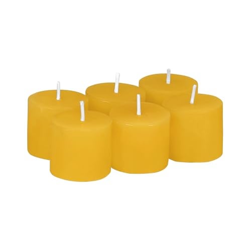 PROSPERRO LUMO by Parkash Candles Fragrance Votive Candle Set || Smokeless Scented || Aroma || Candles for Decoration || Wedding Decoration || Burns Upto 8 Hours | Pack of 6 | (Lemon Grass) - Image 4