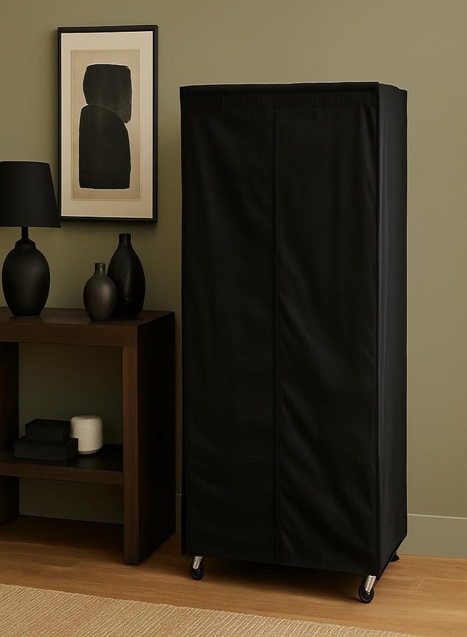 Formosa Covers Storage Shelving Unit Cover in Black Color (Multiple Sizes) (48" Wx24 Dx72 H) - Image 2