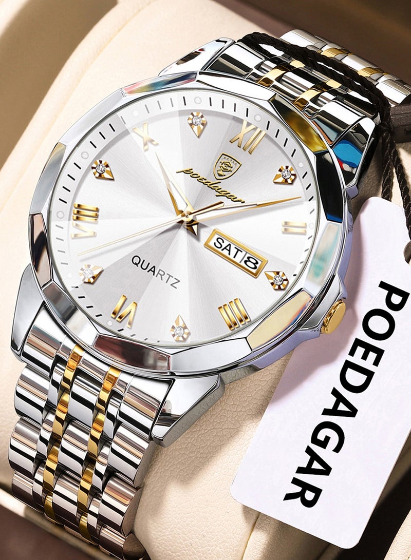 POEDAGAR Watches for Men ,Man Watch  Waterproof Luminous Men's Watch Quartz，Men's Wrist Watches - Image 1
