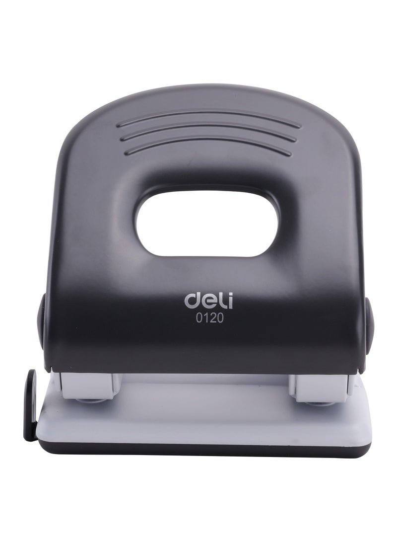 Deli E0120 Metal Punch 40 Sheets Φ6mm 80mm Grey - 1pc - ideal for office document binding - Image 5
