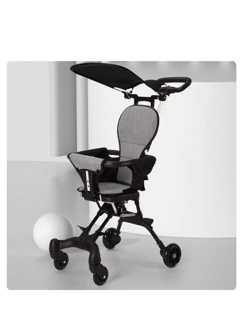 عربة أطفال خفيفة الوزن وقابلة للطي للسفر - عربة أطفال صديقة للمقصورة للأطفال، مثالية للسفر بالطائرة، عربة أطفال قابلة للطي للتخزين السهل، مثالية للأطفال الرضع والأطفال الصغار حتى سن 5 سنوات