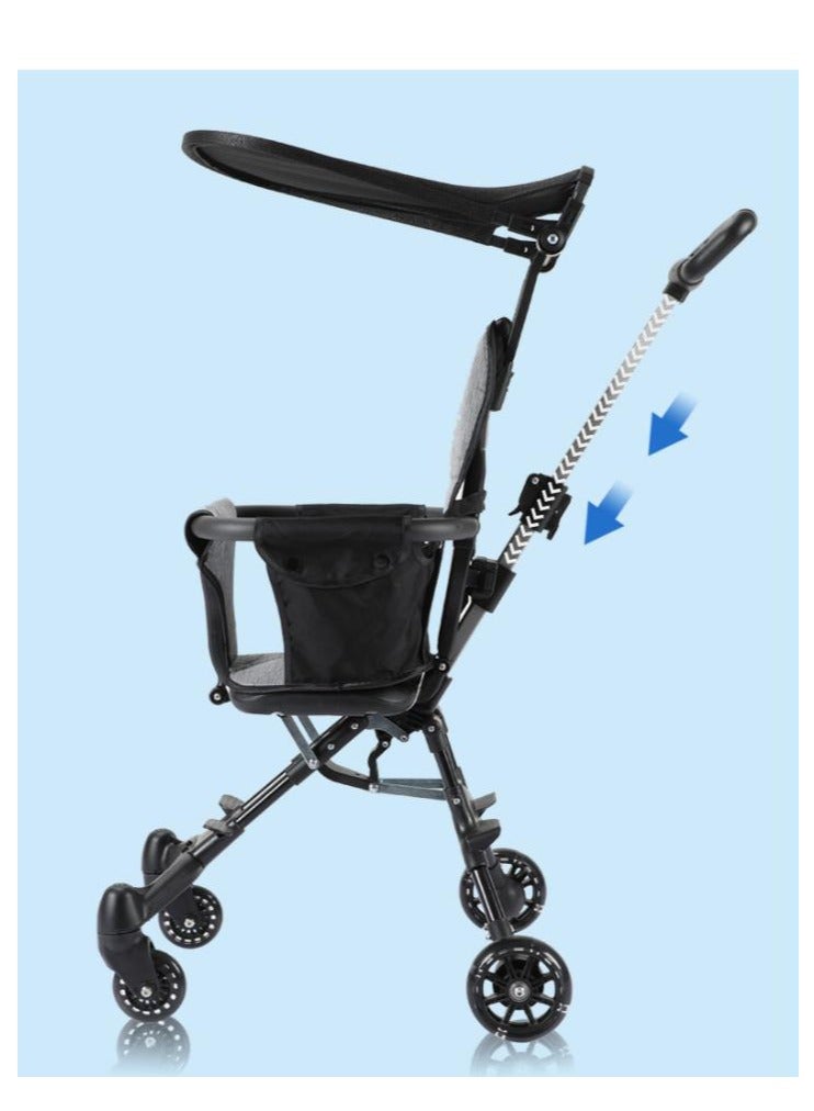 Baby Stroller Lightweight Foldable for Travel – Cabin-Friendly Trolley Pram for Kids, Perfect for Airplane Travel, Foldable Baby Stroller for Easy Storage, Ideal for Babies and Toddlers Up to 5 Years - Image 3