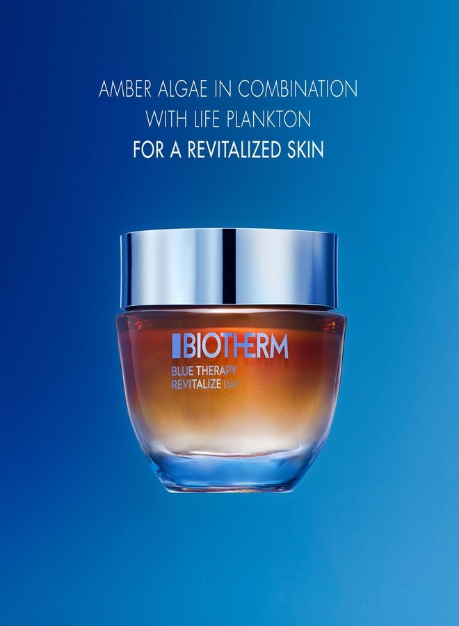 Biotherm Blue Therapy Amber Algae Revitalize Day Cream, Anti-Aging Moisturizer for Dehydrated and Mature Skin with Amber Algae, Nourishing and Firming Formula for a Glowing Complexion, 1.7 Fl. Oz. - Image 5