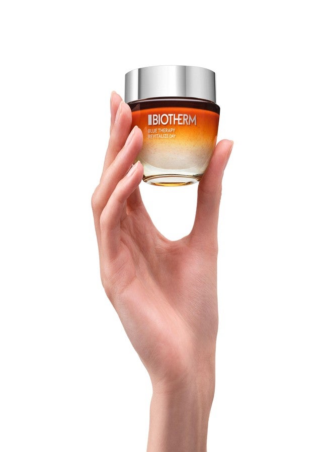Biotherm Blue Therapy Amber Algae Revitalize Day Cream, Anti-Aging Moisturizer for Dehydrated and Mature Skin with Amber Algae, Nourishing and Firming Formula for a Glowing Complexion, 1.7 Fl. Oz. - Image 3