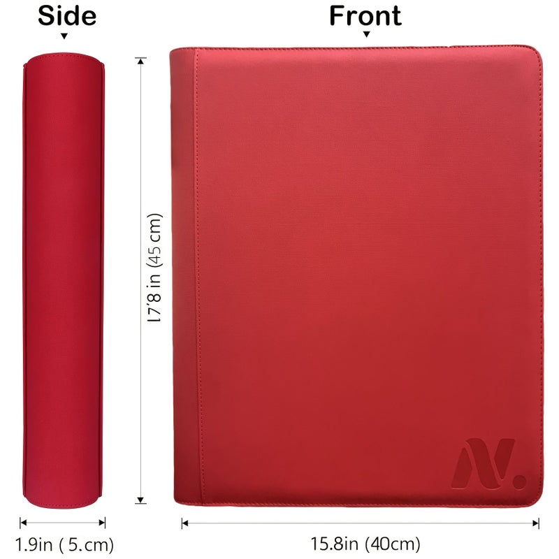1280 Pockets Trading Card Binder Sky Blue 20 Pocket Card Album Compatible With Sports Cards And Standard Size Trading Cards - Image 2
