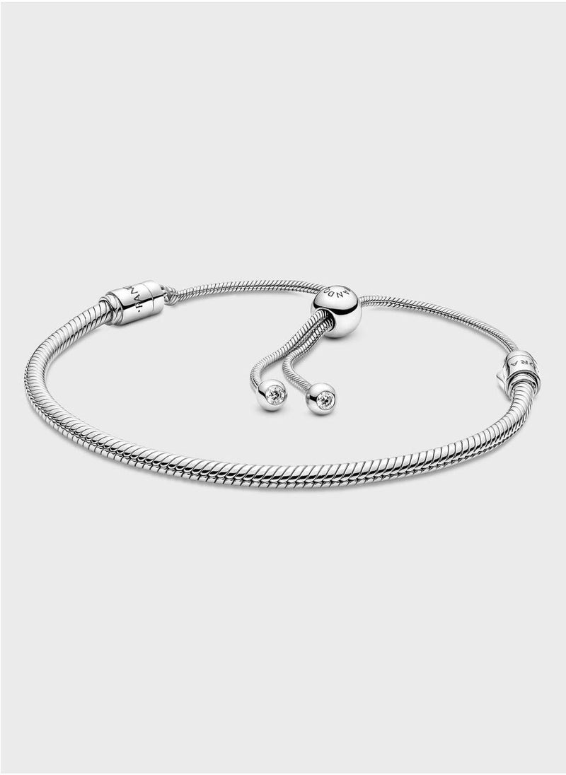 Pandora Moments Snake Chain Slider Bracelet - Image 1