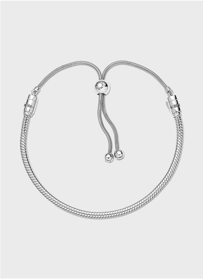 Pandora Moments Snake Chain Slider Bracelet - Image 3