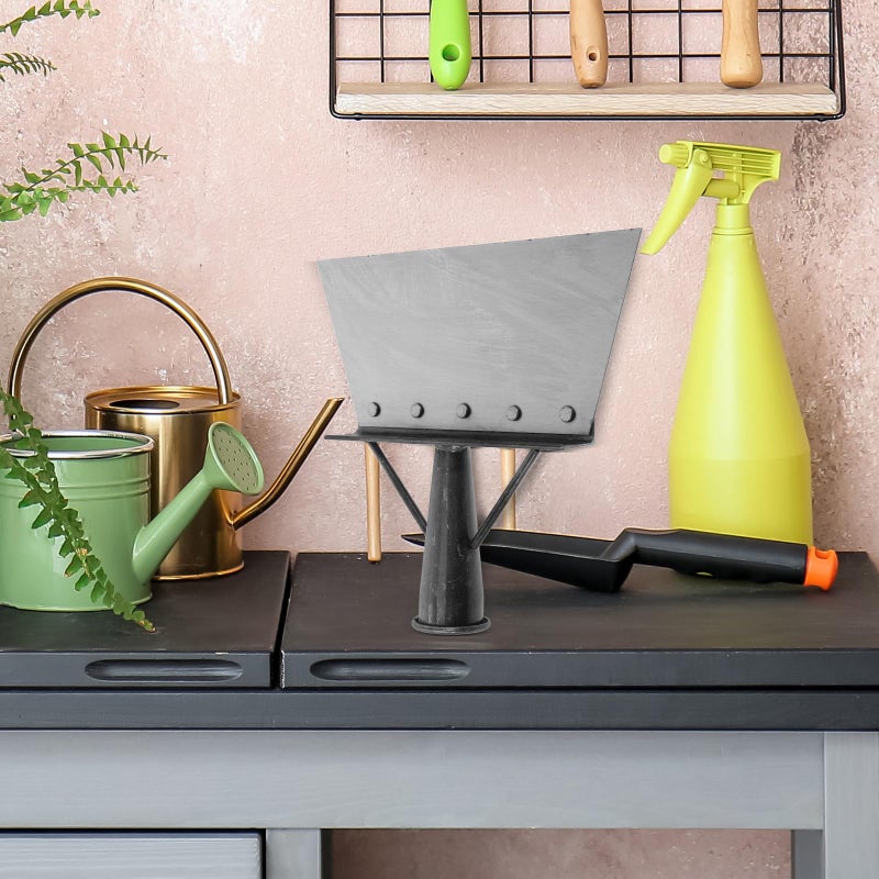 Heavy Duty Metal Multifunctional Garden Shovel for Ice Removal and Poultry Waste Cleaning - Image 5