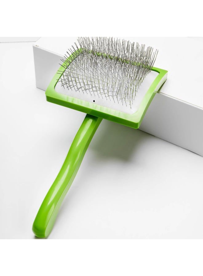 Dog Brush For Long Haired Dogs Poodles Golden Doodles,Slicker Brush Large Dog Pet Grooming Wire Brush and Deshedding