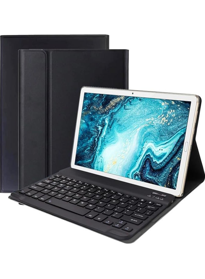 general Keyboard Case for Matepad pro 10.8, Wireless Bluetooth Magnetic Detachable Keyboard, Folio Full Protection Shockproof Cover, Multi-View Adjustment - Image 1