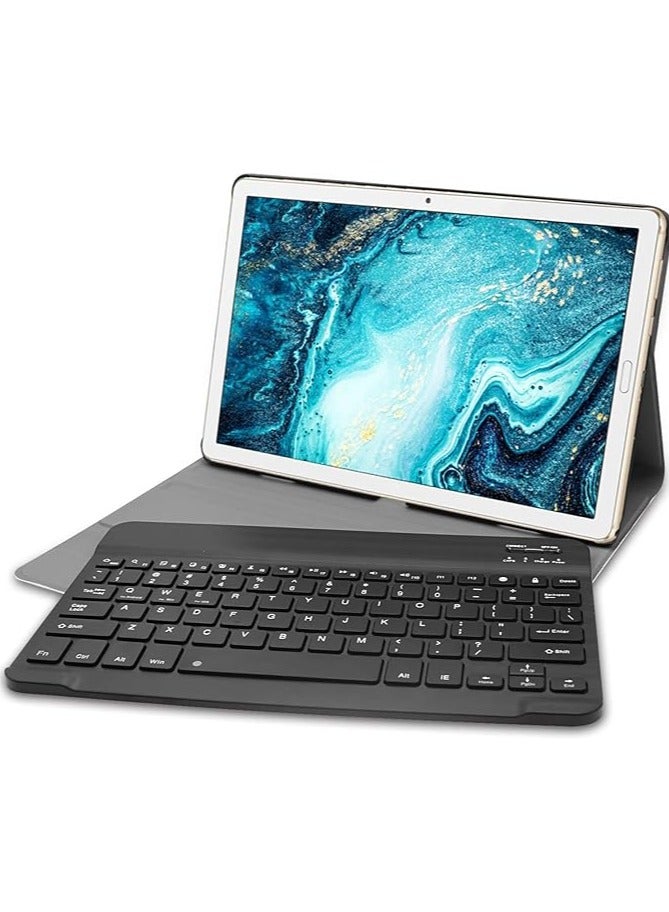general Keyboard Case for Matepad pro 10.8, Wireless Bluetooth Magnetic Detachable Keyboard, Folio Full Protection Shockproof Cover, Multi-View Adjustment - Image 2