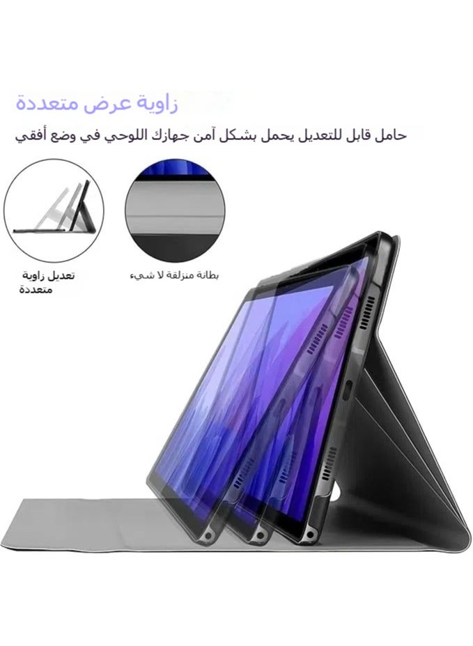 general Keyboard Case for Matepad pro 10.8, Wireless Bluetooth Magnetic Detachable Keyboard, Folio Full Protection Shockproof Cover, Multi-View Adjustment - Image 3