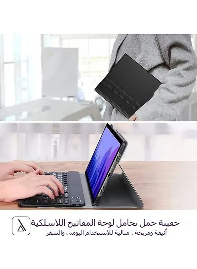 general Keyboard Case for Matepad pro 10.8, Wireless Bluetooth Magnetic Detachable Keyboard, Folio Full Protection Shockproof Cover, Multi-View Adjustment - Image 5