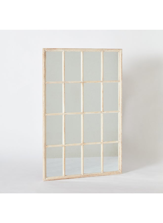 Home Box Reda Wooden Large Size Frame Window Mirror 120 x 80 cm  - Image 4