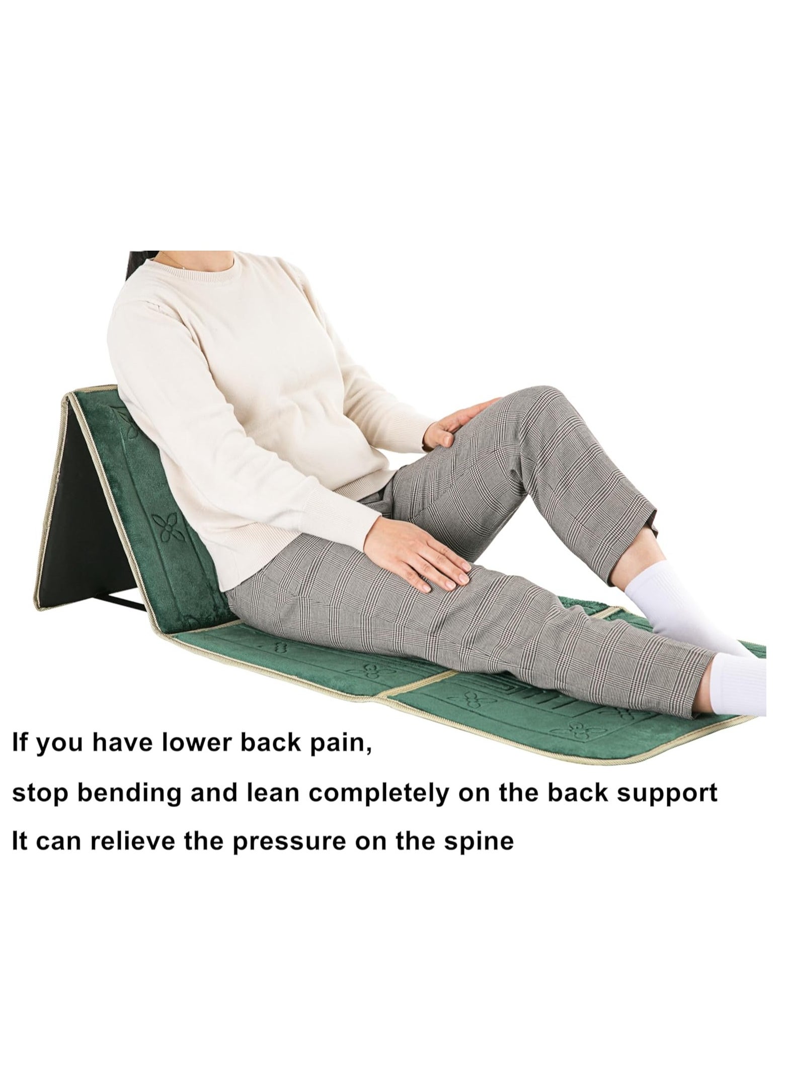 Prayer Rug with Back Support / Foldable Meditation Floor Chair & Carrying Pocket (Army Green) - https://f.nooncdn.com/p/pzsku/ZD6A35266AD482EA13692Z/45/_/1709630549/202914c7-d620-40f8-b093-738e5d9779e3.jpg?width=original
