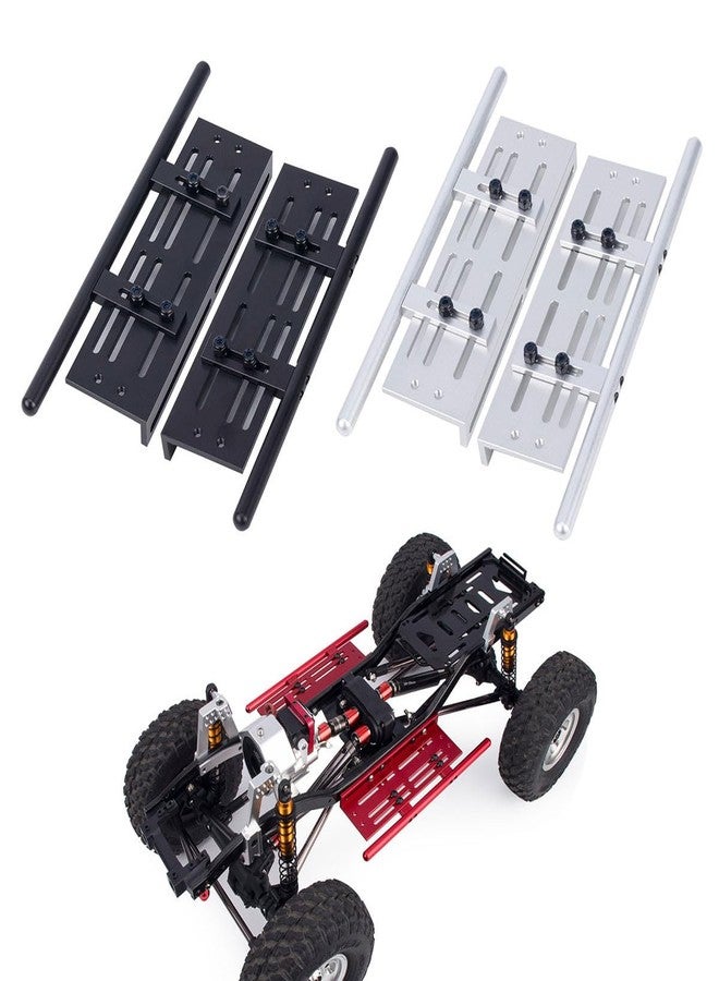 YSKMLOLP RC Crawler Pedals RC Side Board RC Steps Plate Rock Sliders Running Boards Foot-Plate for 1/10 RC Crawler Car SCX10 I II TRX4 CC01 RGT 86100 GEN8 Wrangler Chassis Parts(Red) - Image 4