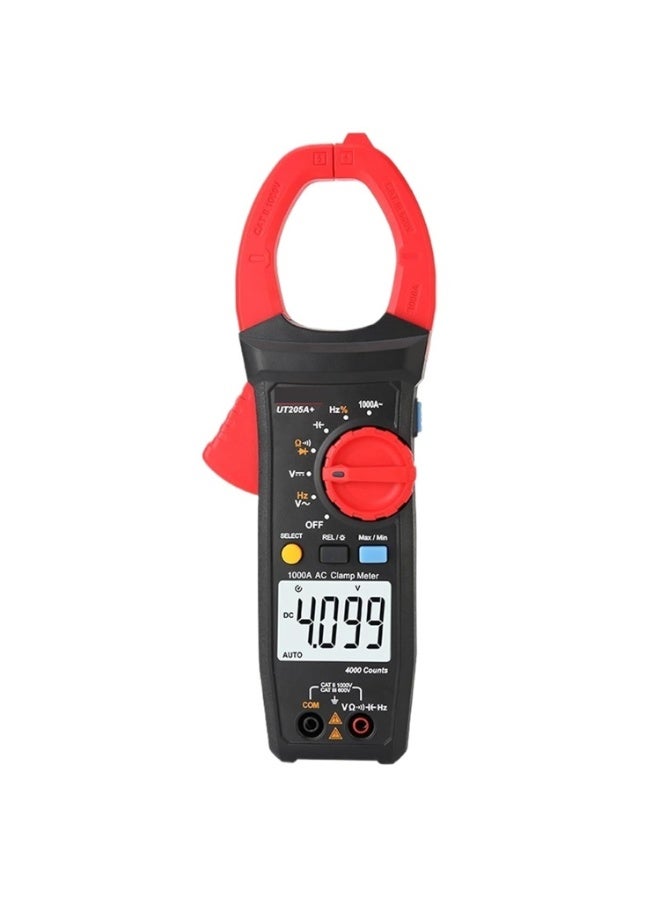 UNI-T Digital Clamp Meter 1000V UT205A+ UT206A+ AC DC Current Pliers Clamps Voltage Tester Ammeter Resistance Temperature Test(UT205APLUS) - Image 4