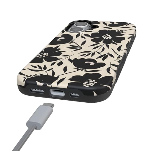 Casely iPhone 17 Case | Dark Fantasy | Contrast Floral | Bold Protective Design | Compatible with MagSafe - Image 5