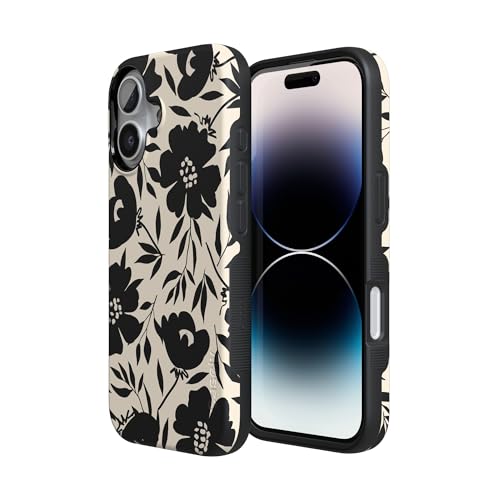 Casely iPhone 17 Case | Dark Fantasy | Contrast Floral | Bold Protective Design | Compatible with MagSafe - Image 2