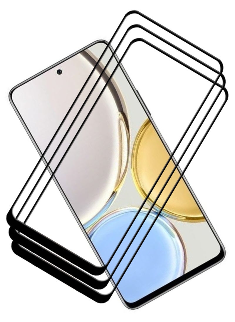 ACLIX 3 Pieces Antistatic ESD Dustproof Premium Quality High Definition Tempered Glass Screen Protector Designed For Honor X9 - Image 1