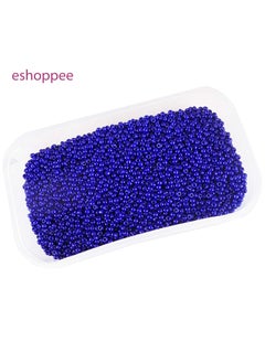 eshoppee eshoppee 11/0, 200 gm Blue Color Glass Seed Beads for Jewellery Making kit Art and Crafts Materials for Embroidery Necklace Bracelet Earring Making Materials DIY kit  - Image 1