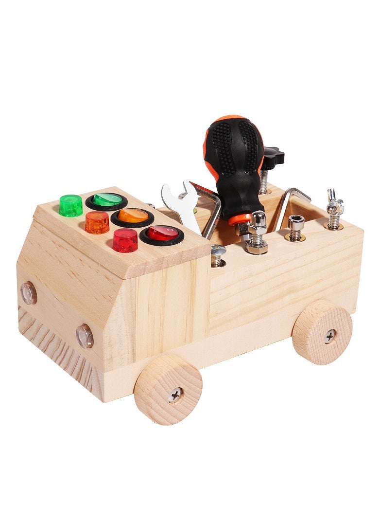 Construction Vehicle Assembly with Screwdriver and Nuts - Educational Toy for Toddlers 2-4 Years Old  - Image 1