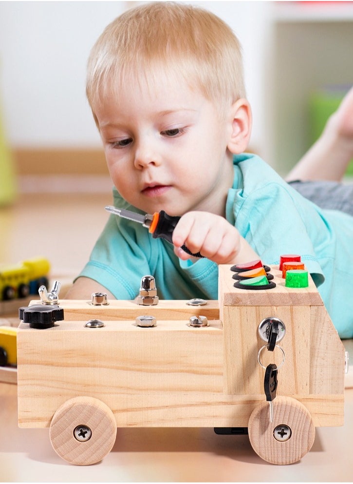 Construction Vehicle Assembly with Screwdriver and Nuts - Educational Toy for Toddlers 2-4 Years Old  - Image 2