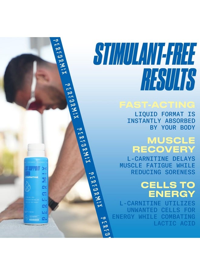 Health & Household - Performix - Sst Support Burn - Fast-Acting L-Carnitine Liquid - Converts Cells Into Energy - Improves Memory & Focus - Metabolism Support - Stim Free - For Men & Women - Ice Berry - 31 Servings - Image 1