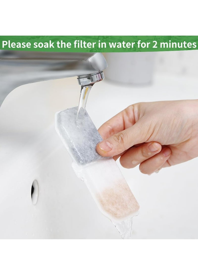 أوزيغالور 8 عبوات فلاتر نافورة مياه بيضاء للحيوانات الأليفة، متوافقة مع فلاتر الفحم لموزعات مياه القطط. - Image 5