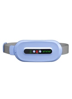 JAJEEK Smart Menstrual Heating Pad for Period Pain Relief – Vibration Massage Belt for Cramps – Adjustable Warmth & Massage Modes – Portable, USB Rechargeable Belly Belt – Ideal for Women’s Menstrual Care – Available in Blue & Pink Colors  - Image 3