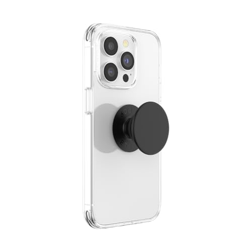 POPSOCKETS ​​​​PopSockets Phone Grip with Expanding Kickstand, Adhesive Grip - Black - Image 2