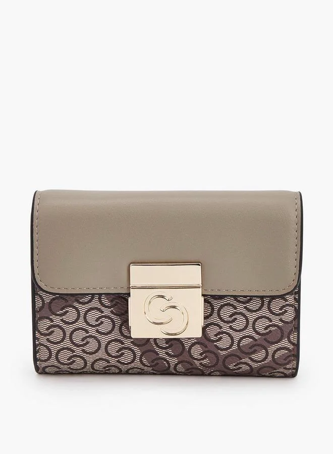 سيليست Printed Fold Over Wallet