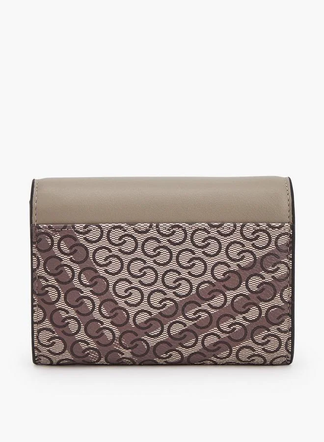 سيليست Printed Fold Over Wallet