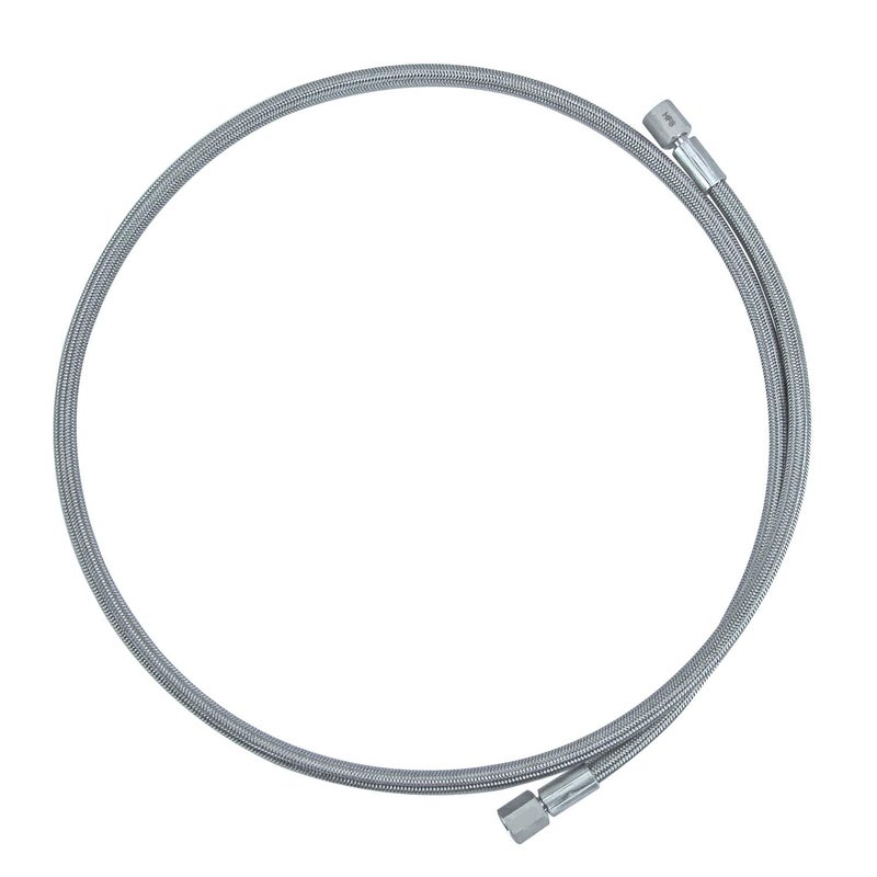 HFSR 14 Female JIC Stainless Steel Braided Hose 72 Length wPTFE Liner 2000PSI 72 inch - Image 2