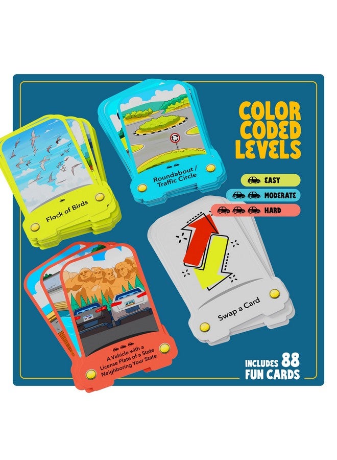 Dan&Darci Road Rally Travel Scavenger Hunt Card Game for Kids - Roads Trip Car Games & Activities Must Haves Essentials - Fun Eye Hide & Seek Found Spy Summer Camping Toys Ages 5 6 7 8 9 10 11 12, 8-12 - Image 3
