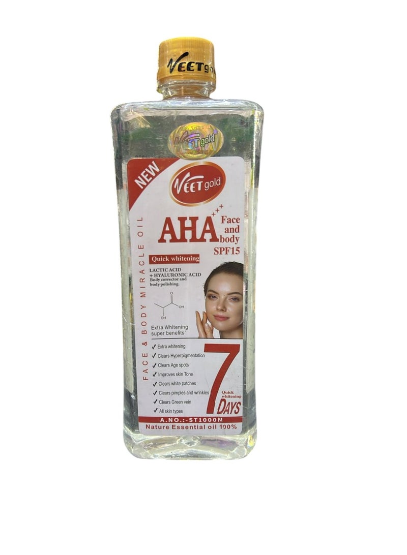 فيت جولد AHA للوجه والجسم 1000 مل