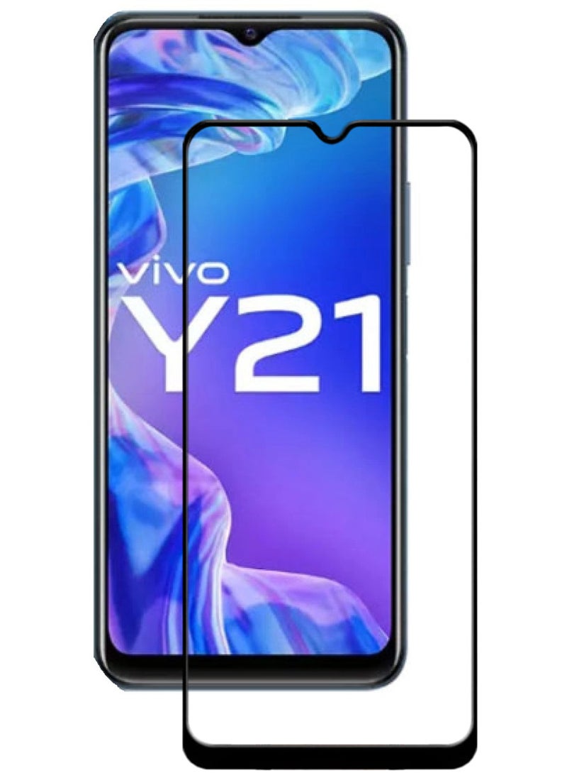 ACLIX Antistatic ESD Dustproof Premium Quality High Definition Tempered Glass Screen Protector Designed For vivo Y21 - Image 1