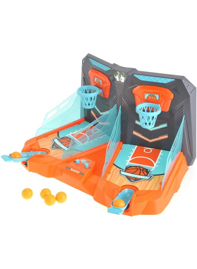 PowerTRC Large Desktop Basketball Arcade Toy Fun for Kids & Adults 2-Player Action, Indoor Shooting Game For Parties, Novelty Toy (19" x 14"), Basketball Game With Scores For Boys And Girls Ages 3 4 5 6 7 8  - Image 1